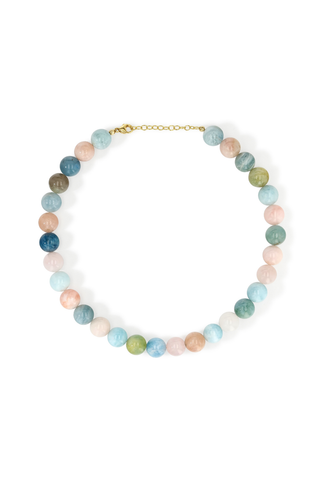 Cotton Candy Malachite Necklace