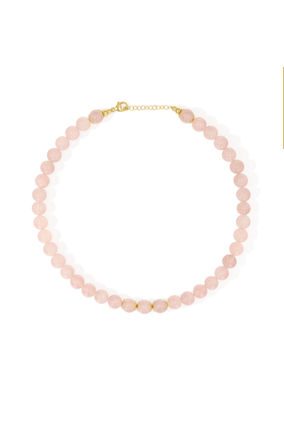 Rose Quartz Beaded Necklace